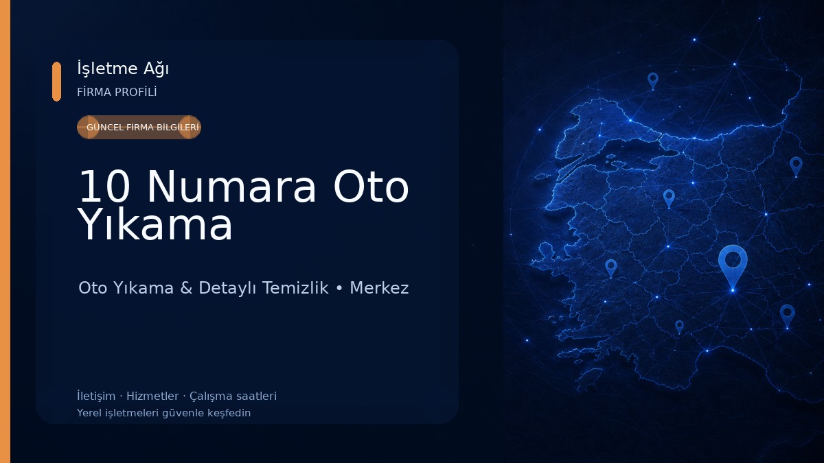 10 Numara Oto Yıkama