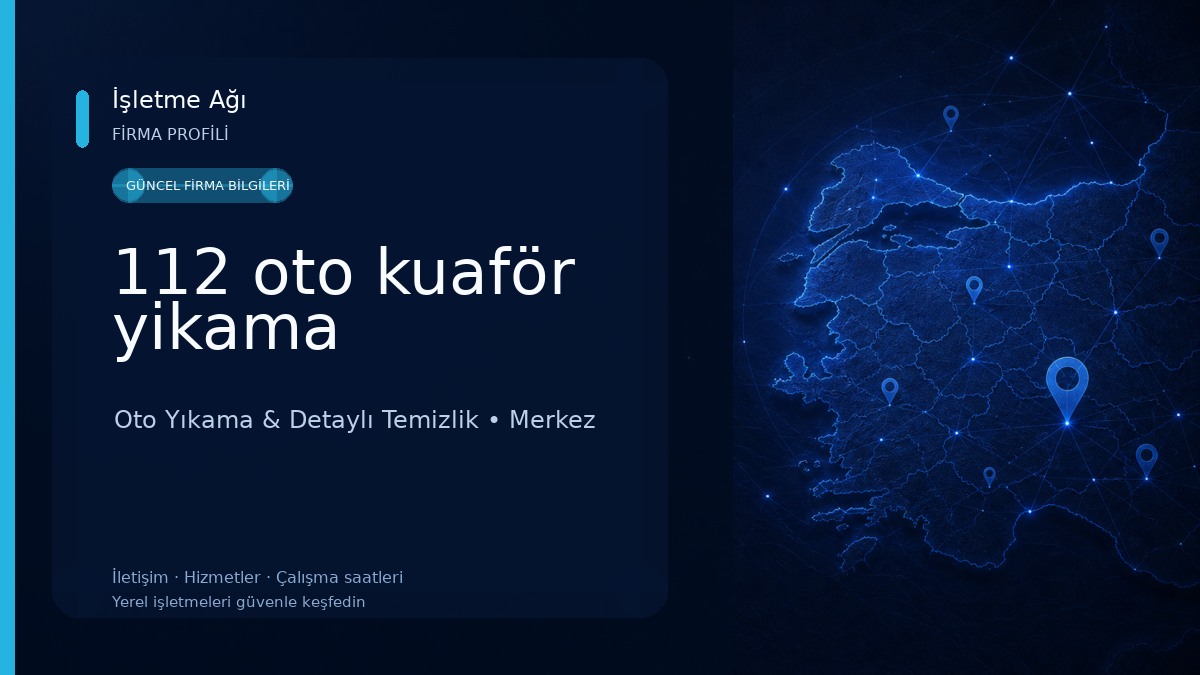 112 oto kuaför yikama