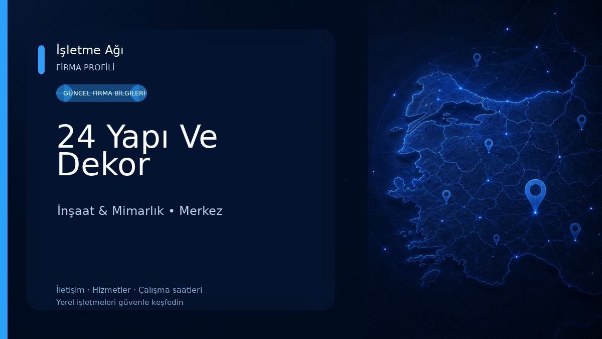 24 Yapı Ve Dekor