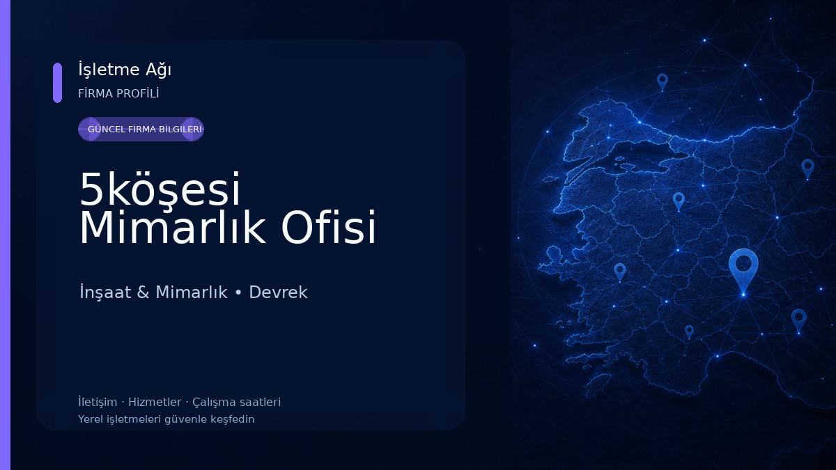 5köşesi Mimarlık Ofisi İnşaat & Mimarlık
