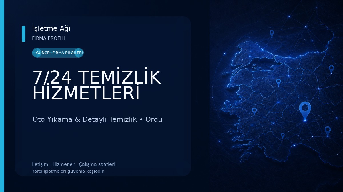 7/24 TEMİZLİK HİZMETLERİ