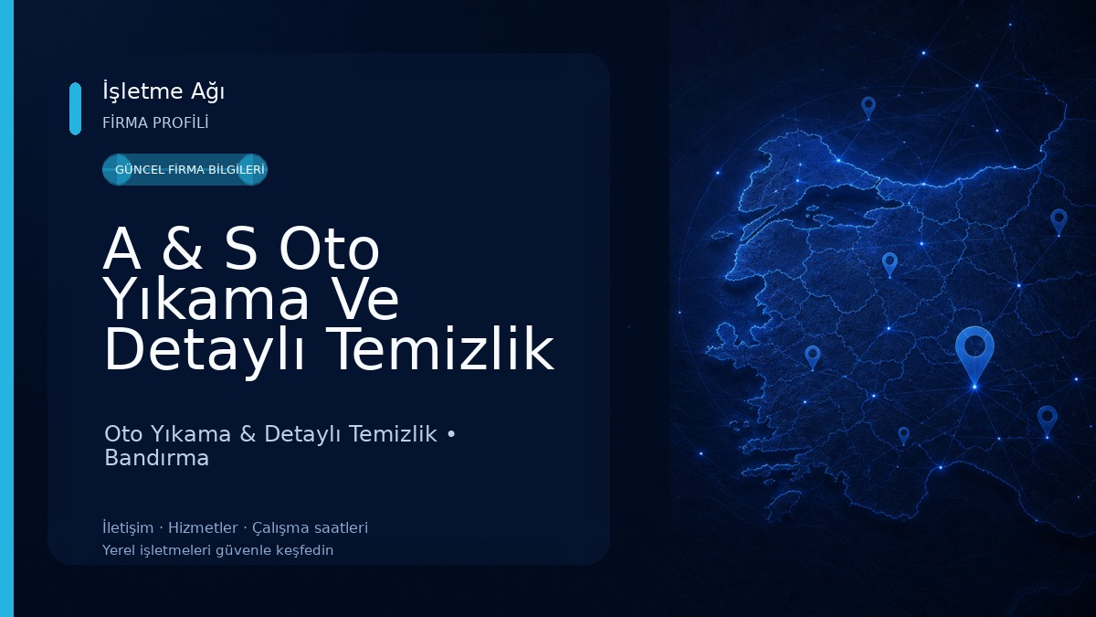 A & S Oto Yıkama Ve Detaylı Temizlik