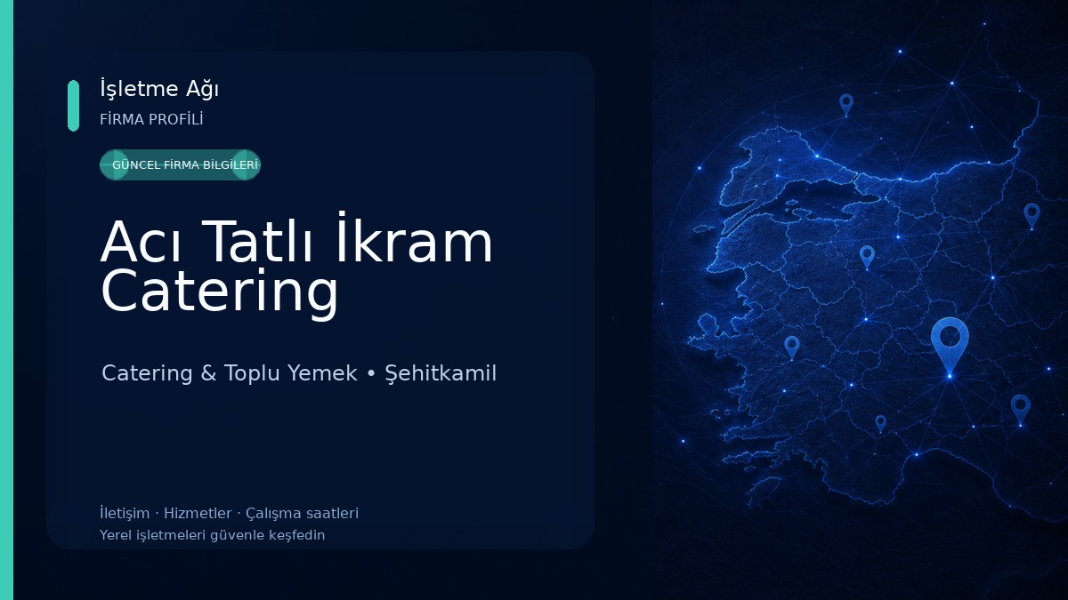 Acı Tatlı İkram Catering
