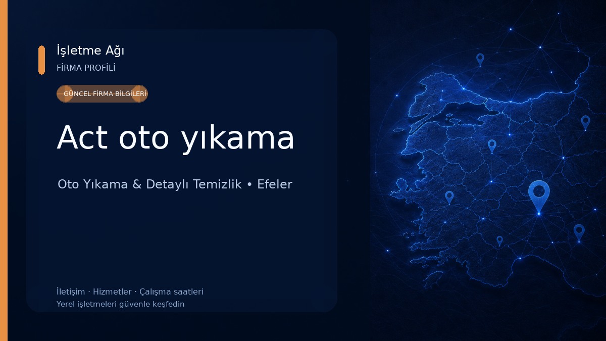 Act oto yıkama Oto Yıkama & Detaylı Temizlik