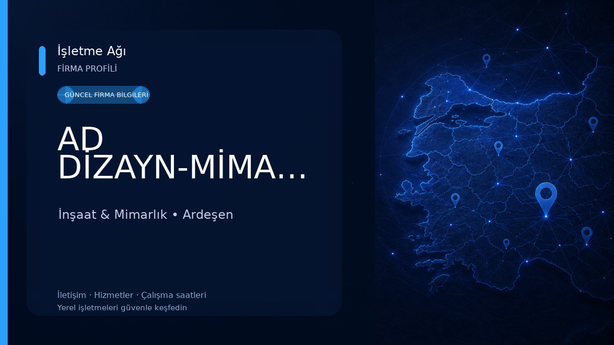 AD DİZAYN-MİMARLIK