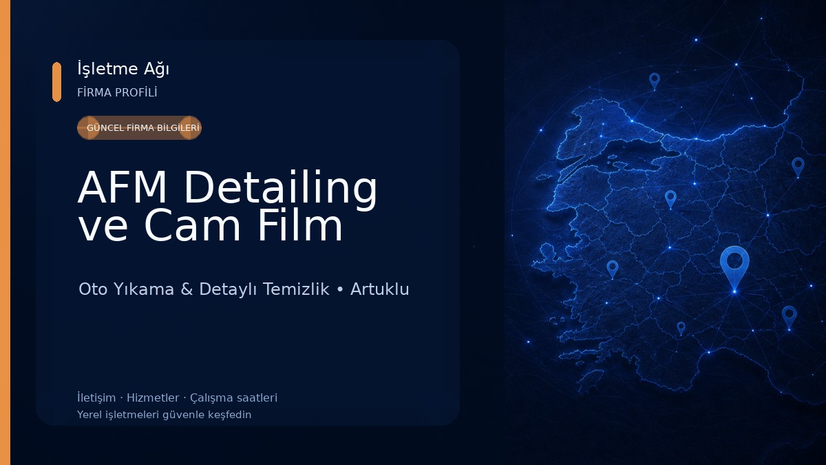 AFM Detailing ve Cam Film
