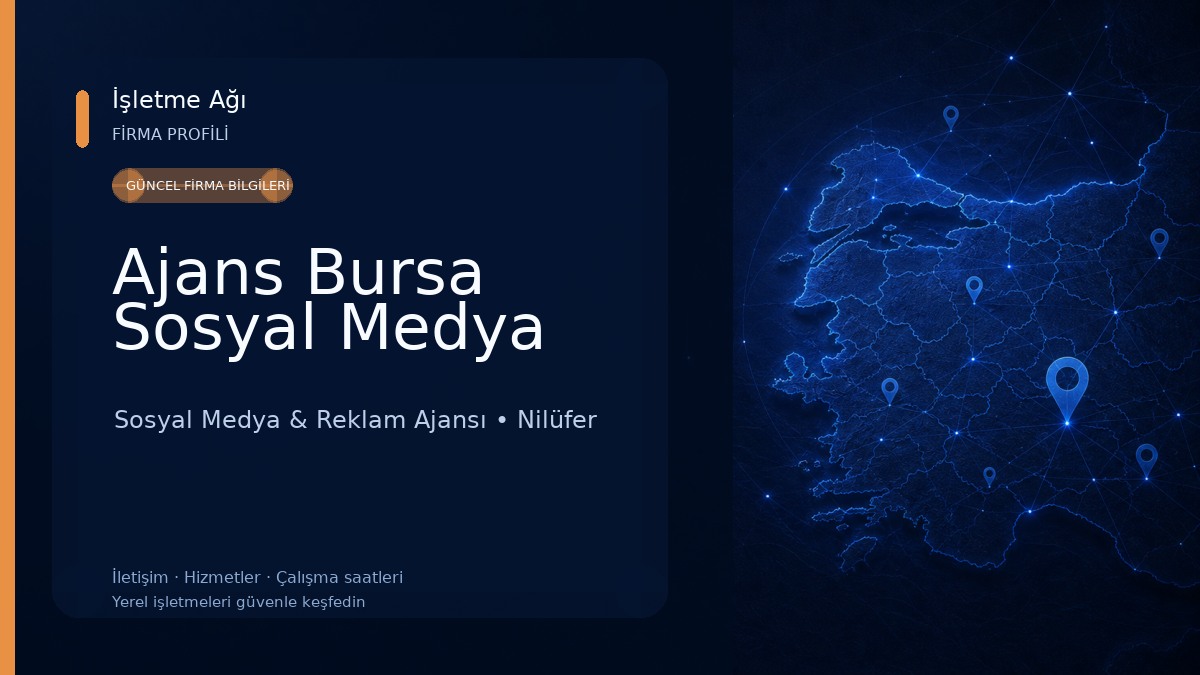 Ajans Bursa Sosyal Medya Sosyal Medya & Reklam Ajansı