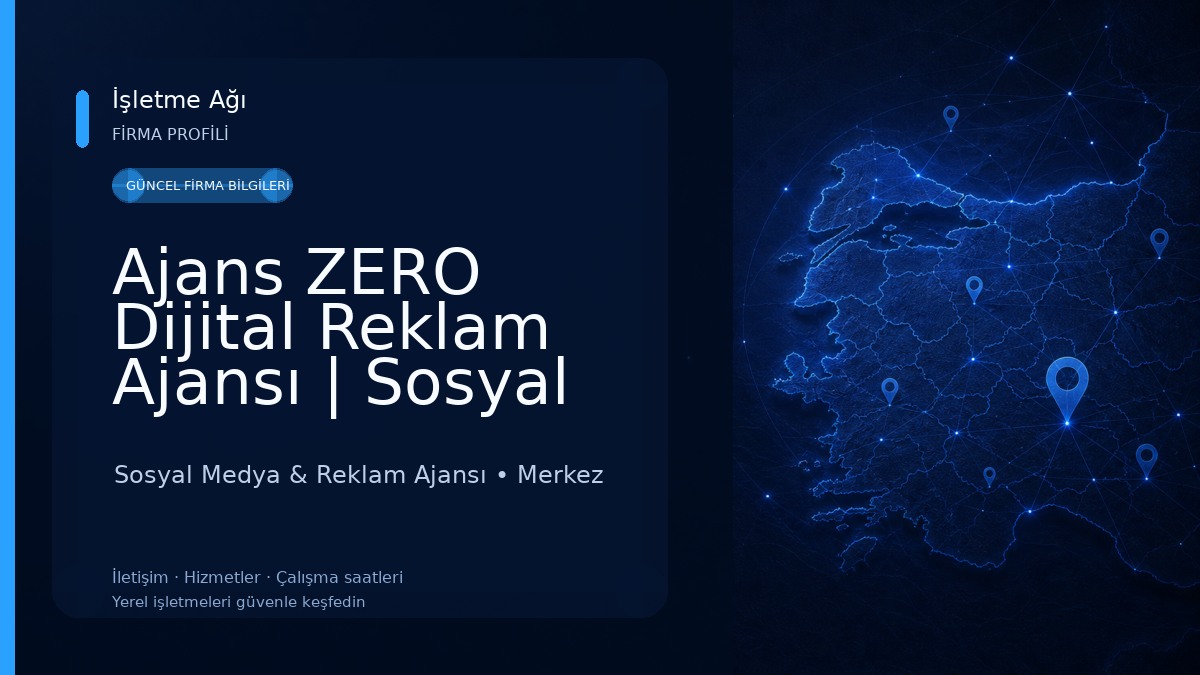 Ajans ZERO Dijital Reklam Ajansı | Sosyal Medya, Web Tasarım E-ticaret Çözümleri