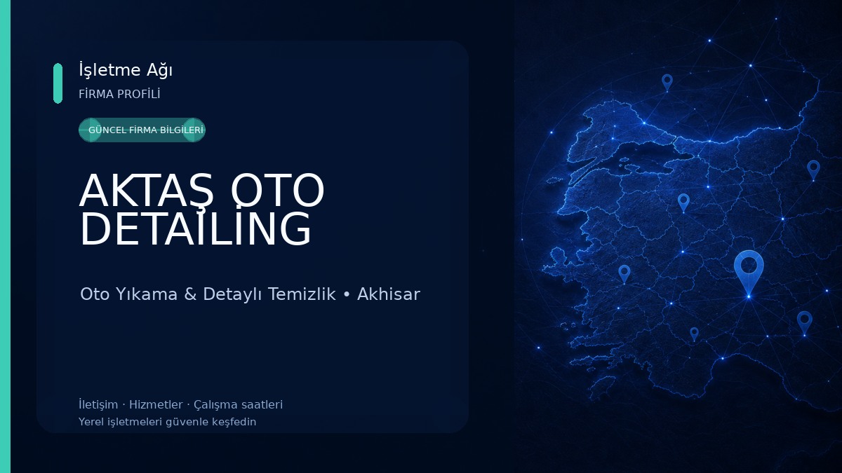 AKTAŞ OTO DETAİLİNG Oto Yıkama & Detaylı Temizlik