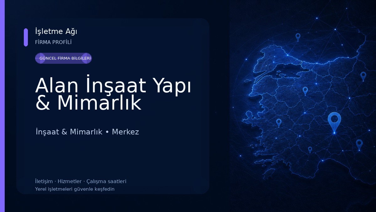 Alan İnşaat Yapı & Mimarlık