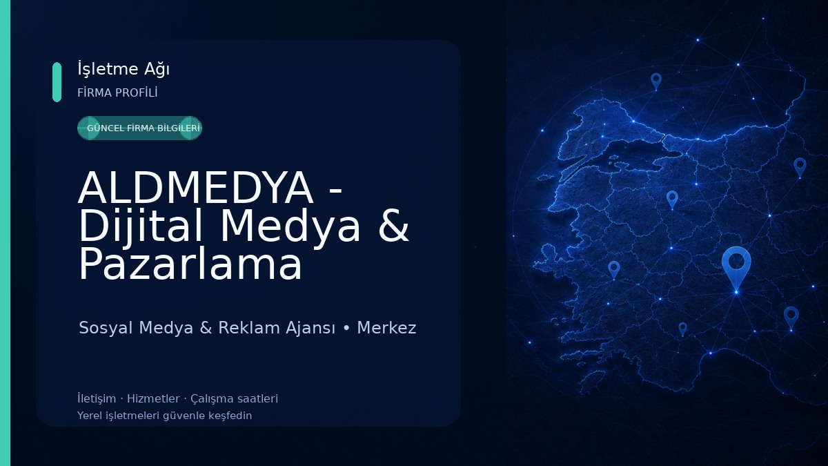 ALDMEDYA - Dijital Medya & Pazarlama Ajansı
