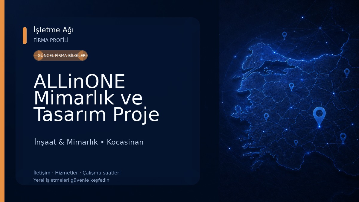 ALLinONE Mimarlık ve Tasarım Proje Ofisi İnşaat & Mimarlık