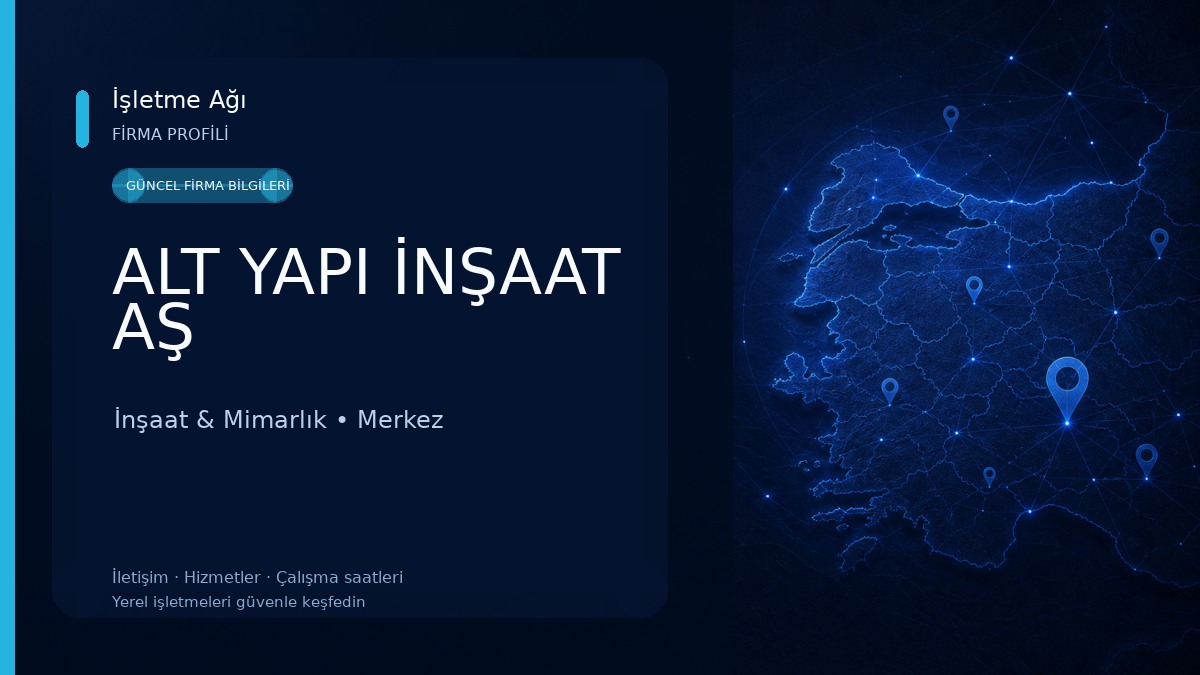 ALT YAPI İNŞAAT AŞ