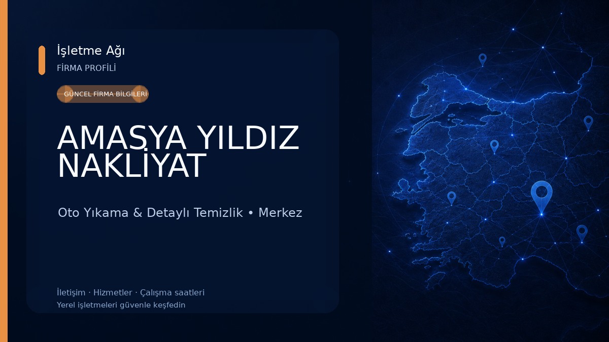 AMASYA YILDIZ NAKLİYAT Oto Yıkama & Detaylı Temizlik