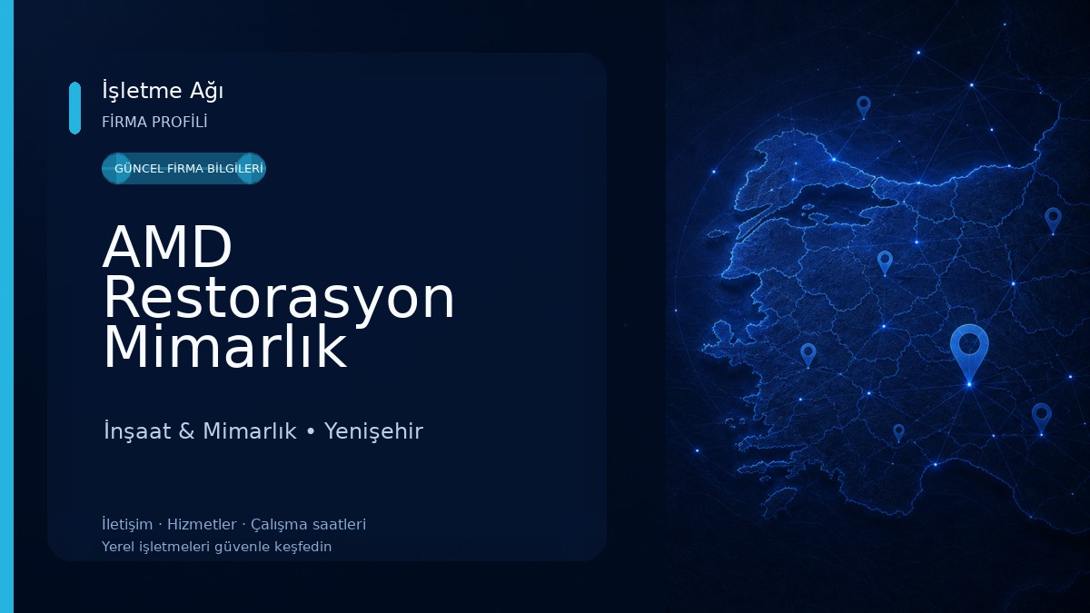 AMD Restorasyon Mimarlık Mühendislik İnşaat Elektrik San. Tic. Ltd. Şti.