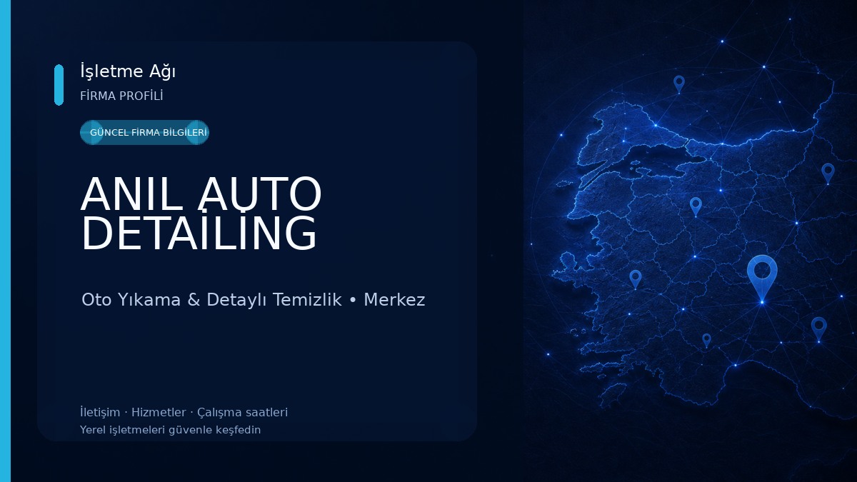 ANIL AUTO DETAİLİNG Oto Yıkama & Detaylı Temizlik