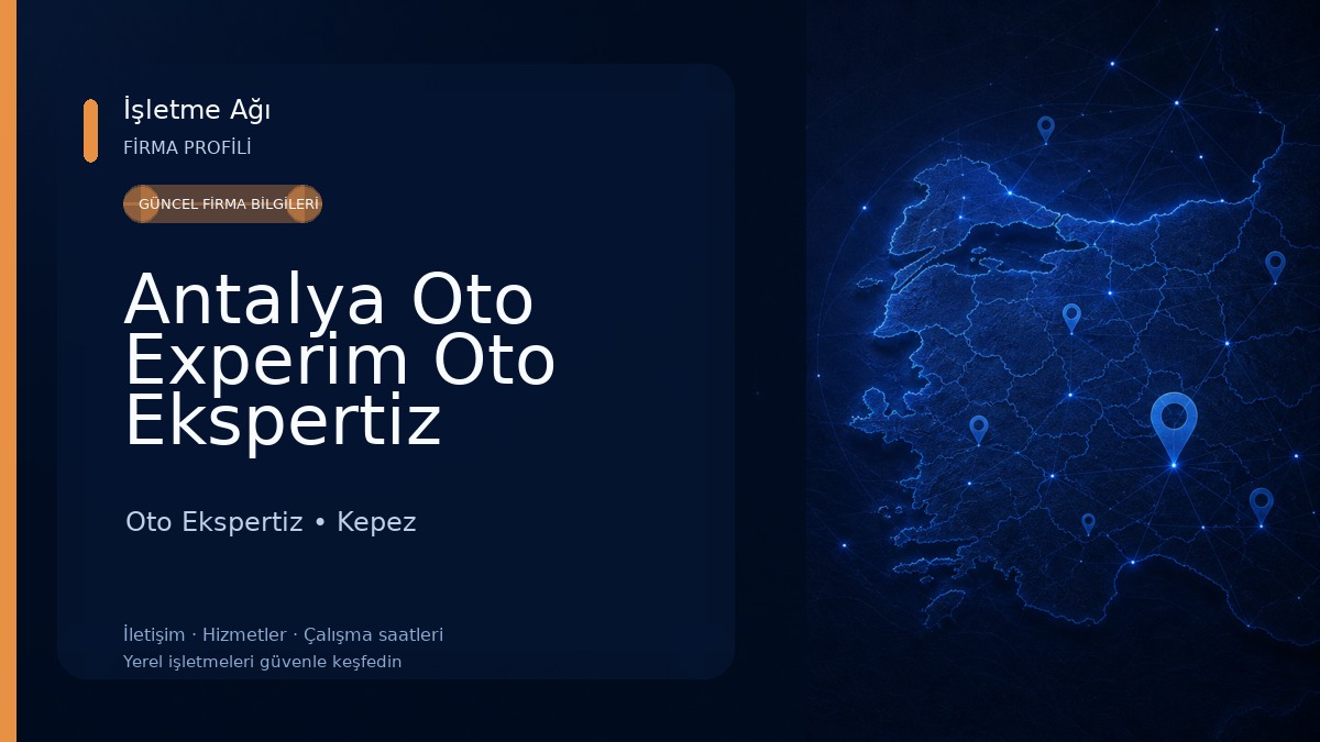 Antalya Oto Experim Oto Ekspertiz