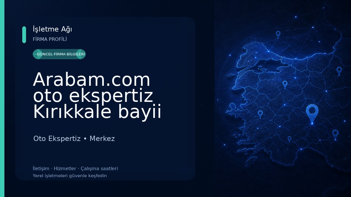 Arabam.com oto ekspertiz Kırıkkale bayii