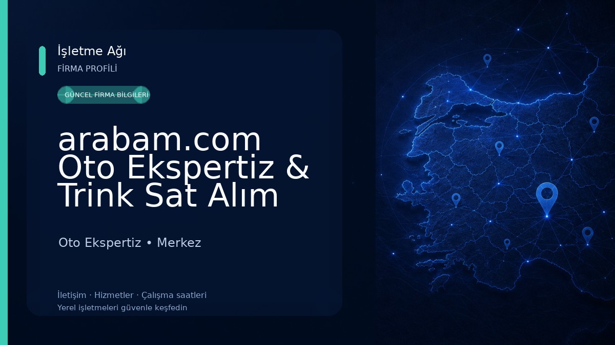arabam.com Oto Ekspertiz & Trink Sat Alım Noktası Merkez/Yalova