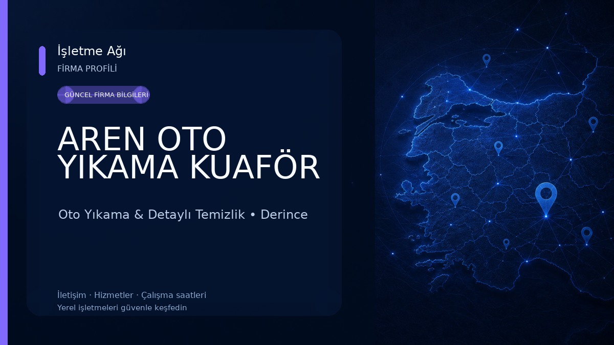 AREN OTO YIKAMA KUAFÖR Oto Yıkama & Detaylı Temizlik