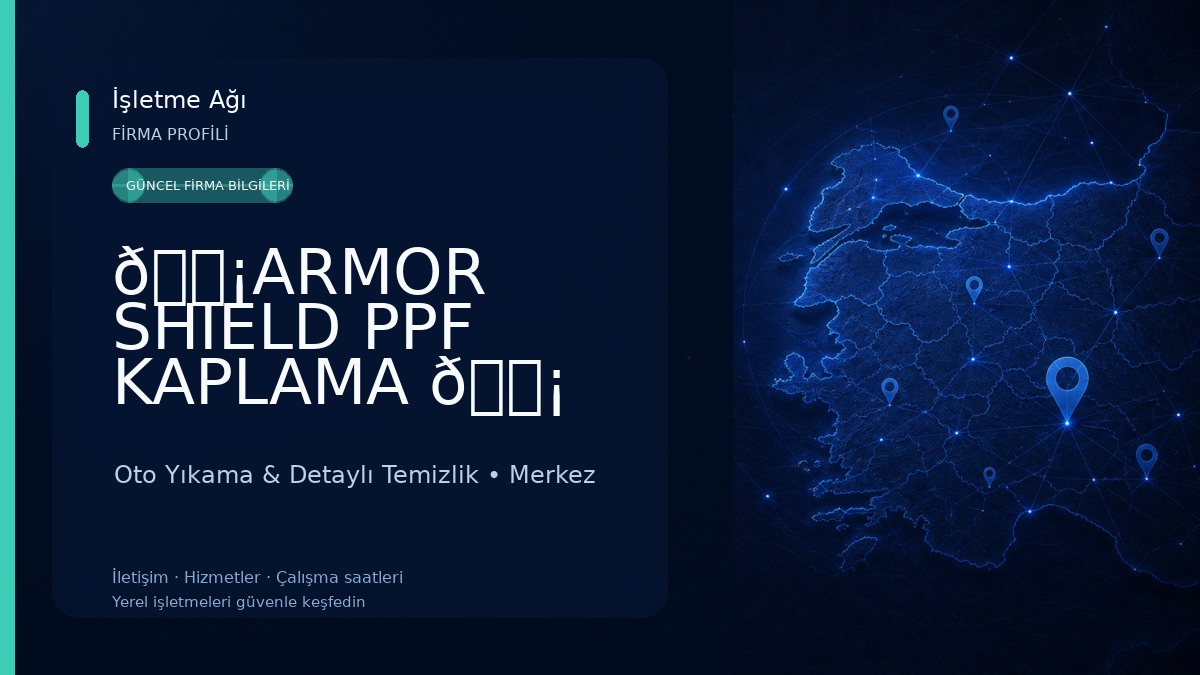 🛡️ARMOR SHIELD PPF KAPLAMA 🛡️