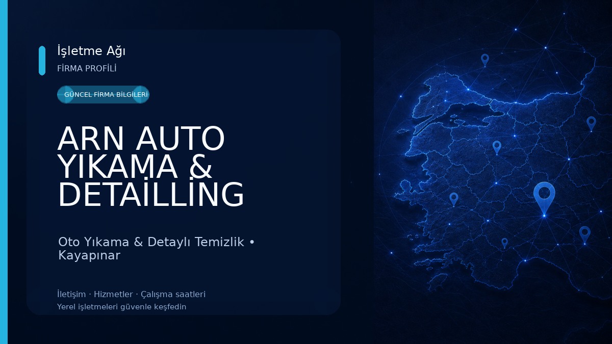 ARN AUTO YIKAMA & DETAİLLİNG