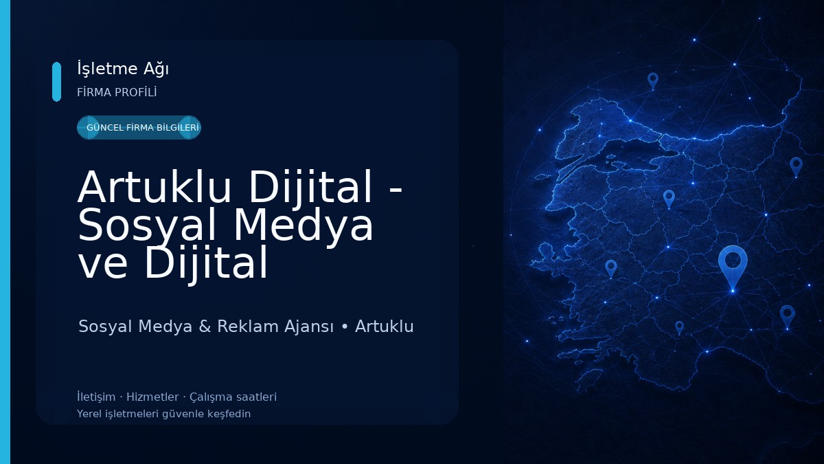 Artuklu Dijital - Sosyal Medya ve Dijital Reklam Ajansı Sosyal Medya & Reklam Ajansı