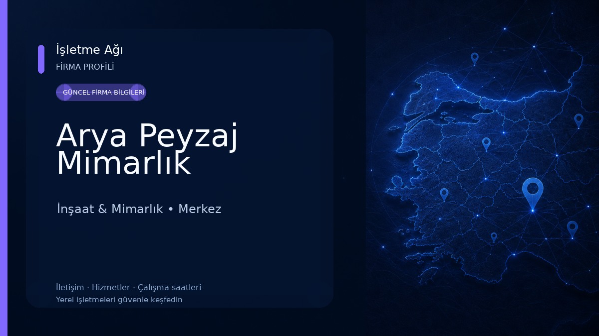 Arya Peyzaj Mimarlık