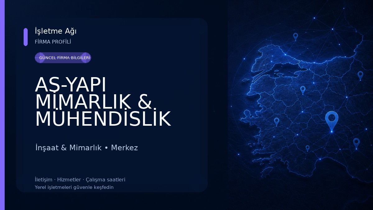 AS-YAPI MİMARLIK & MÜHENDİSLİK
