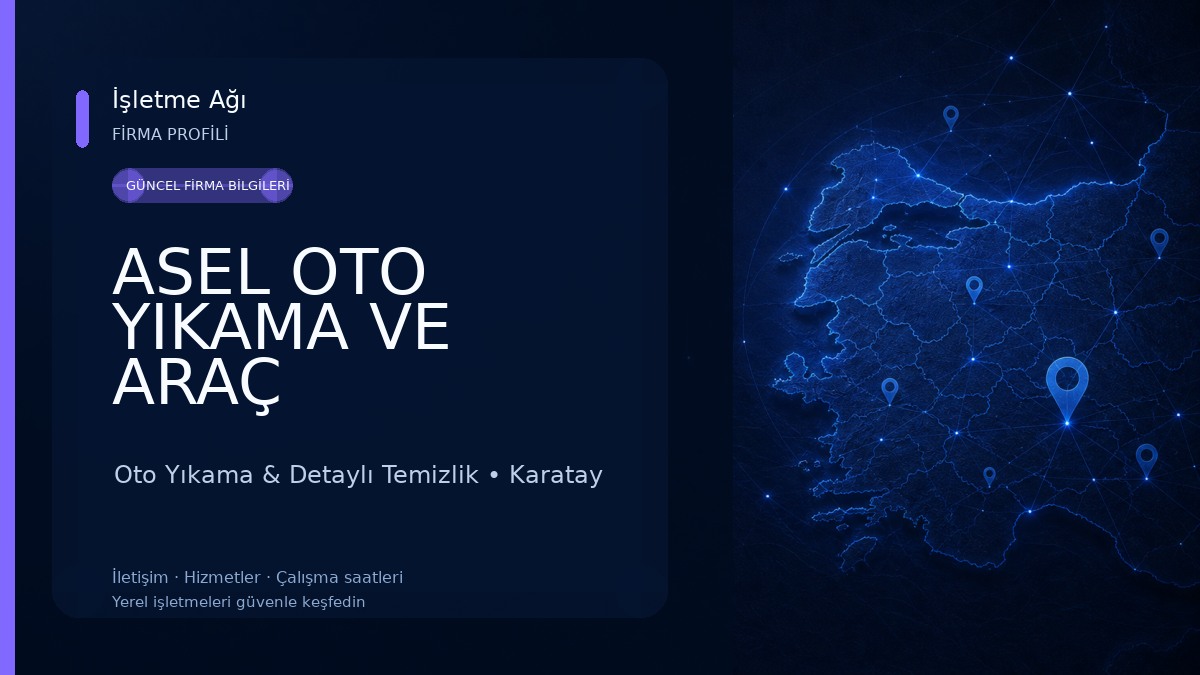 ASEL OTO YIKAMA VE ARAÇ UYGULAMA MERKEZİ Oto Yıkama & Detaylı Temizlik