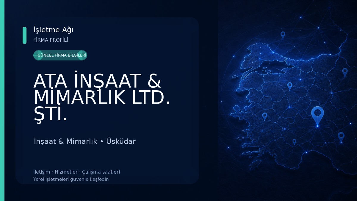 ATA İNŞAAT & MİMARLIK LTD. ŞTİ.