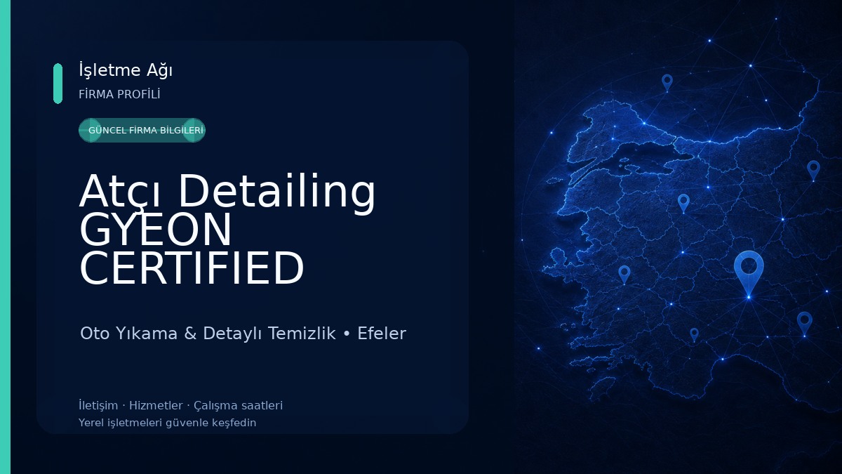 Atçı Detailing GYEON CERTIFIED DETAILER Oto Yıkama & Detaylı Temizlik