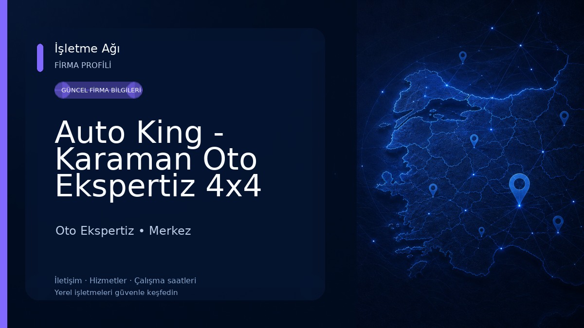 Auto King - Karaman Oto Ekspertiz 4x4