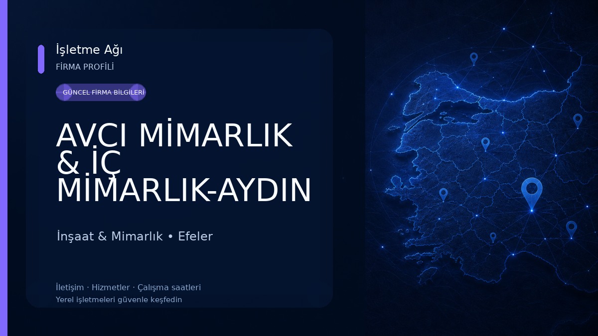 AVCI MİMARLIK & İÇ MİMARLIK-AYDIN İnşaat & Mimarlık
