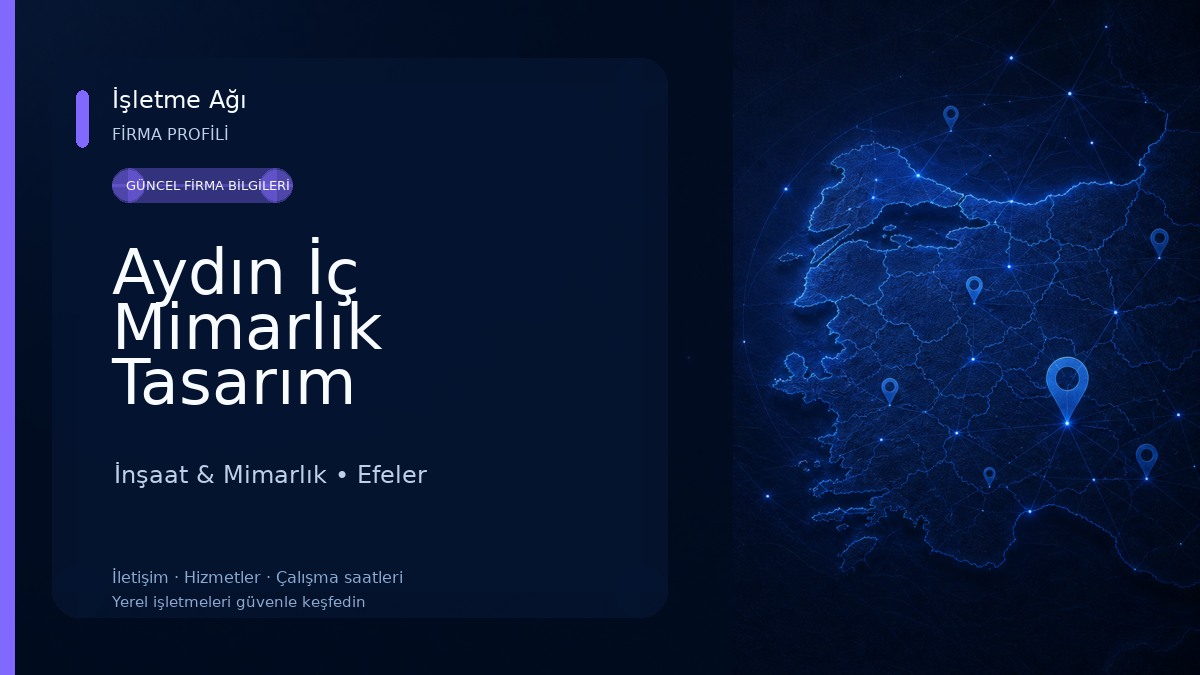 Aydın İç Mimarlık Tasarım İnşaat & Mimarlık