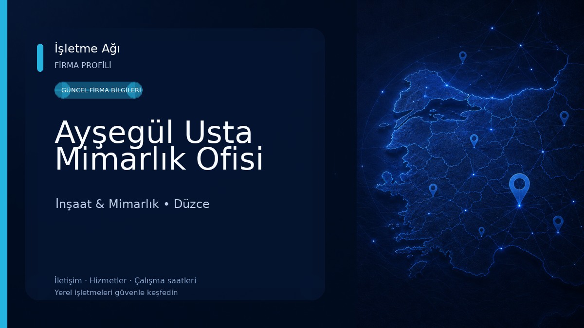 Ayşegül Usta Mimarlık Ofisi İnşaat & Mimarlık