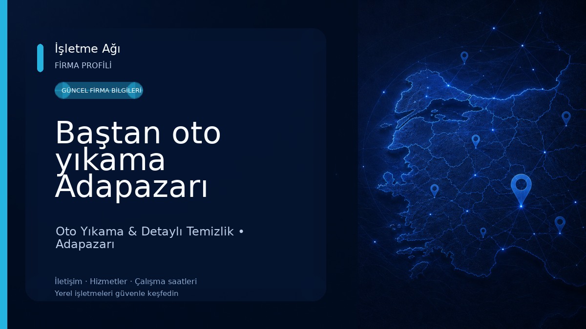 Baştan oto yıkama Adapazarı