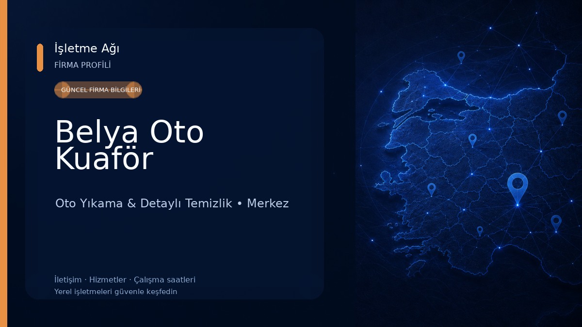 Belya Oto Kuaför Oto Yıkama & Detaylı Temizlik