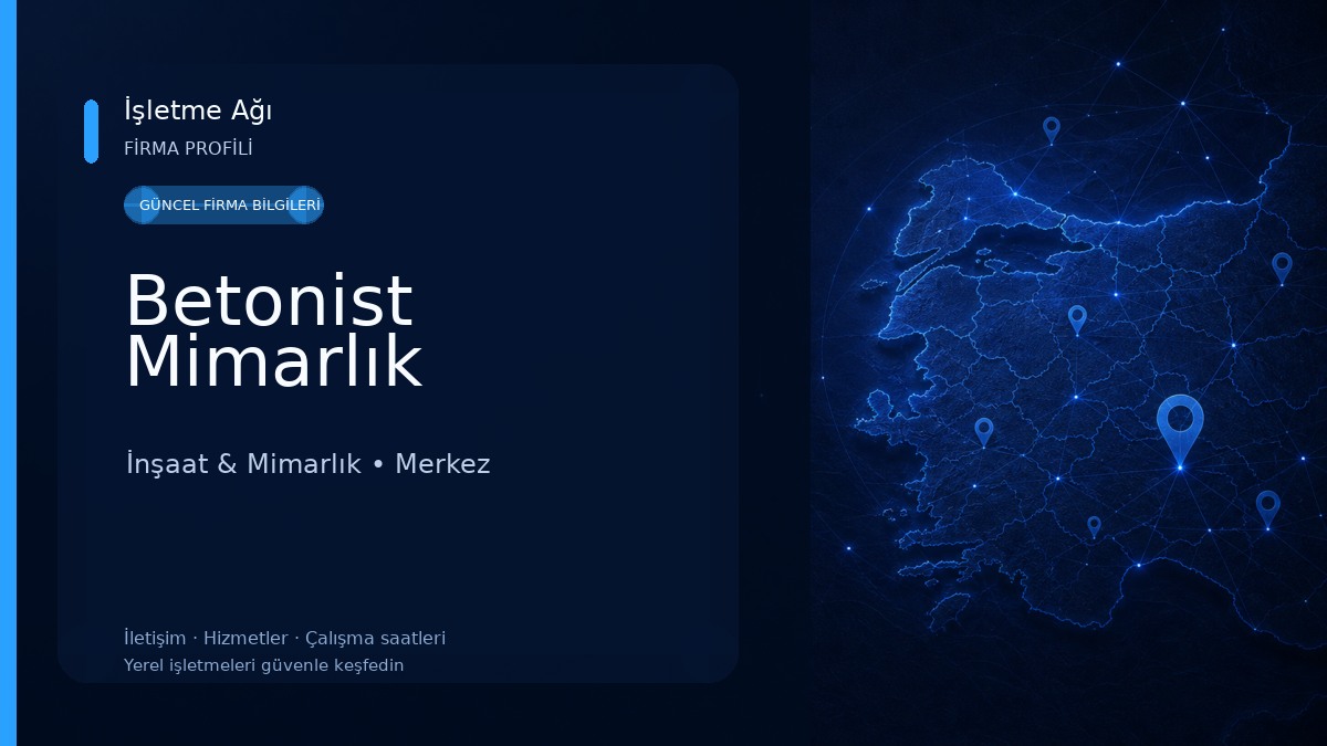 Betonist Mimarlık İnşaat & Mimarlık