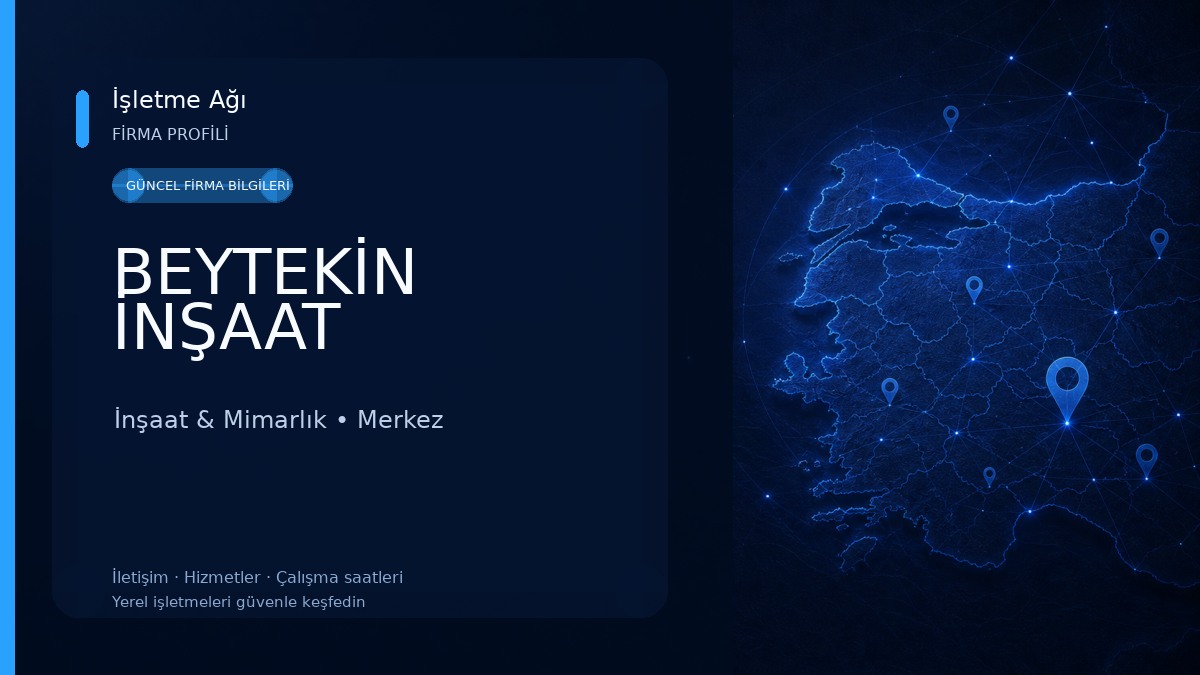 BEYTEKİN İNŞAAT İnşaat & Mimarlık