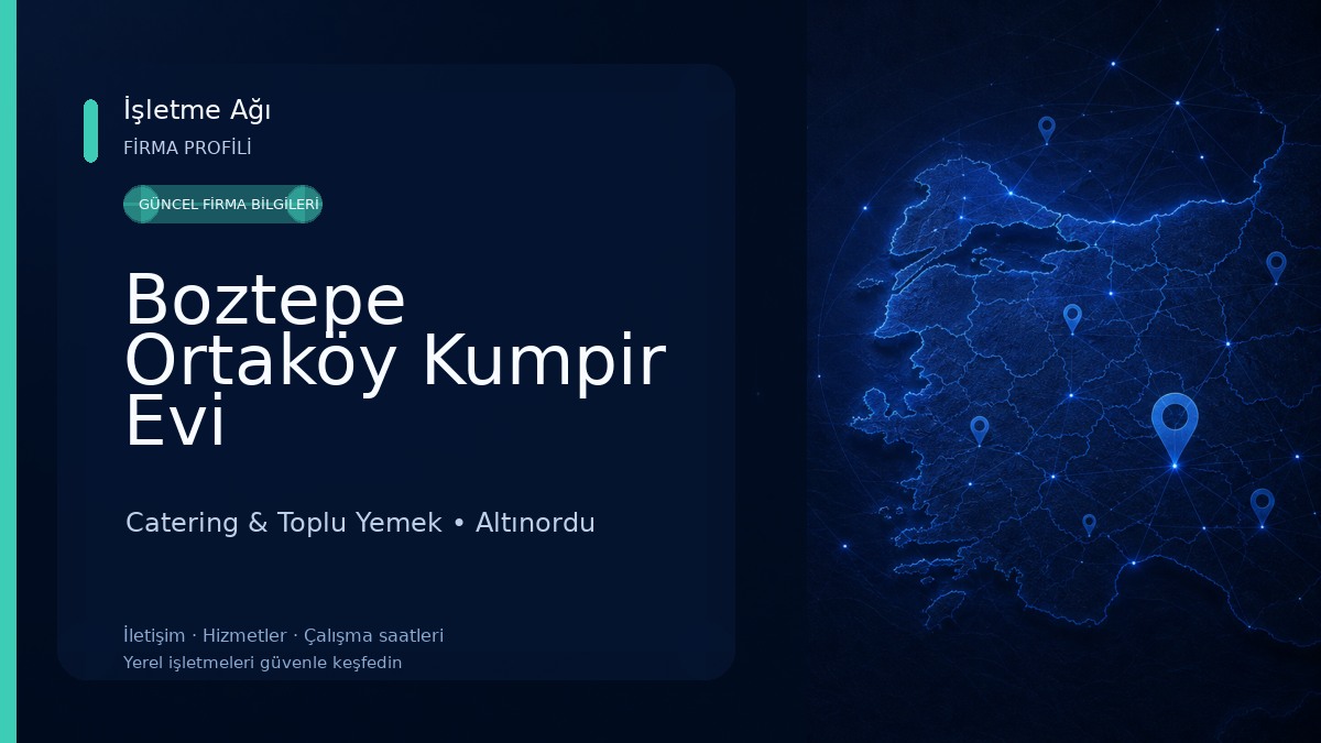 Boztepe Ortaköy Kumpir Evi