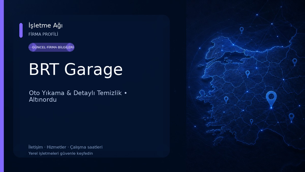 BRT Garage Oto Yıkama & Detaylı Temizlik