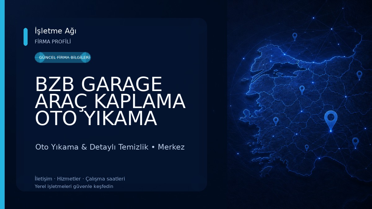 BZB GARAGE ARAÇ KAPLAMA OTO YIKAMA