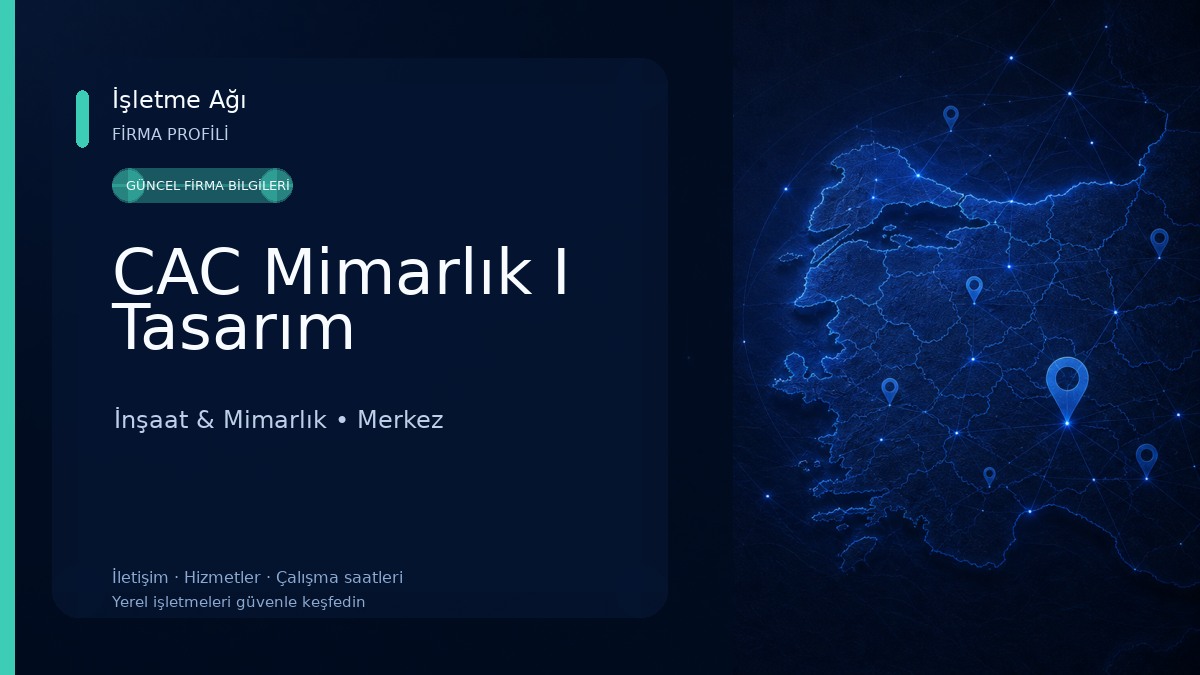 CAC Mimarlık I Tasarım