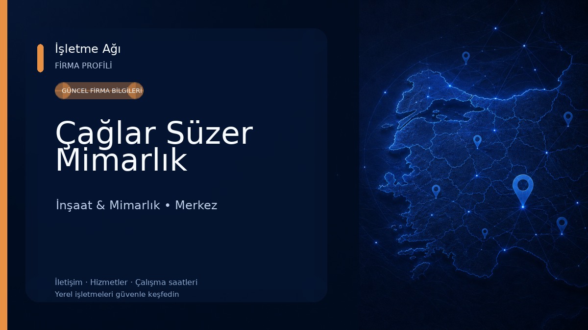 Çağlar Süzer Mimarlık