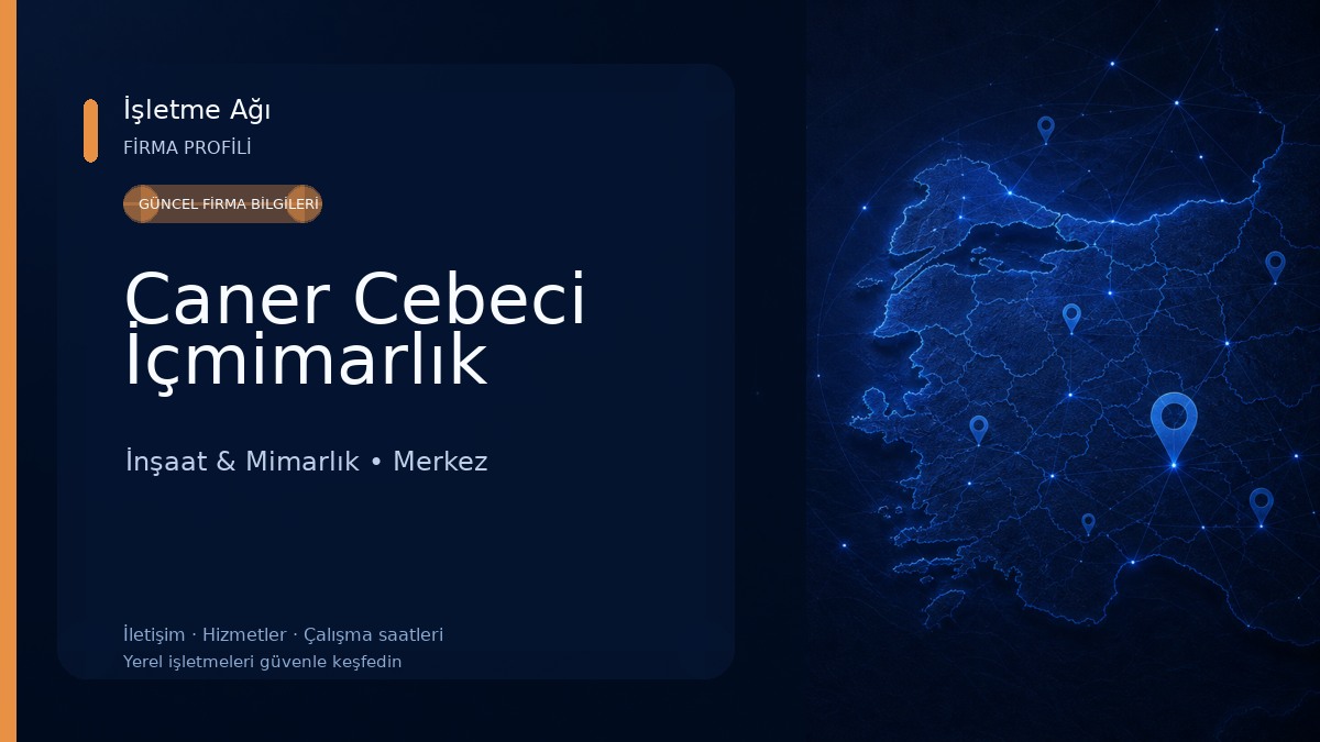 Caner Cebeci İçmimarlık İnşaat & Mimarlık