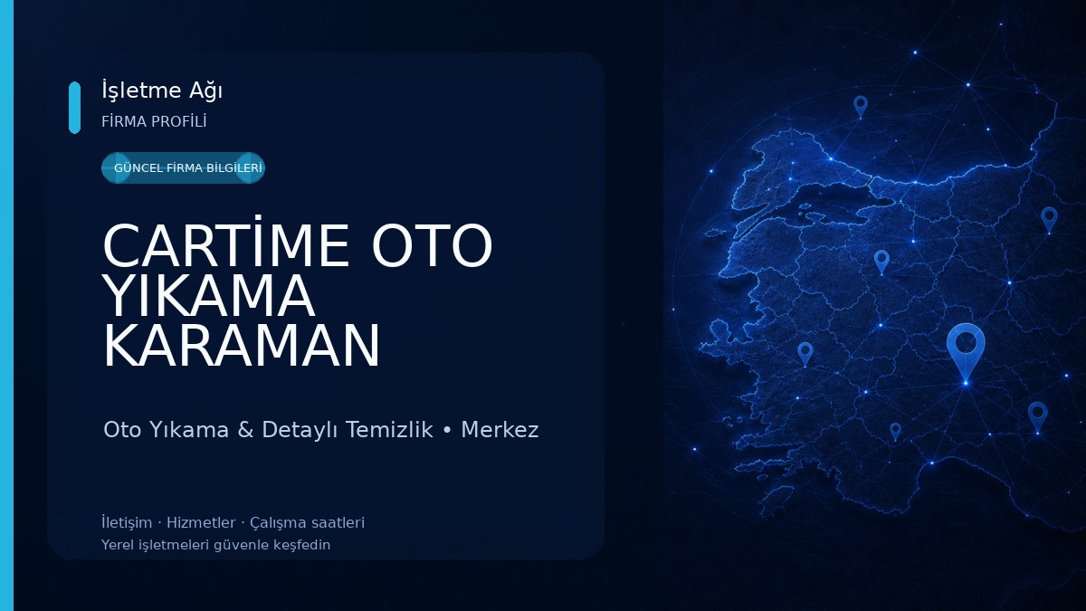 CARTİME OTO YIKAMA KARAMAN