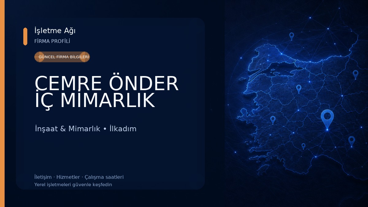 CEMRE ÖNDER İÇ MİMARLIK İnşaat & Mimarlık