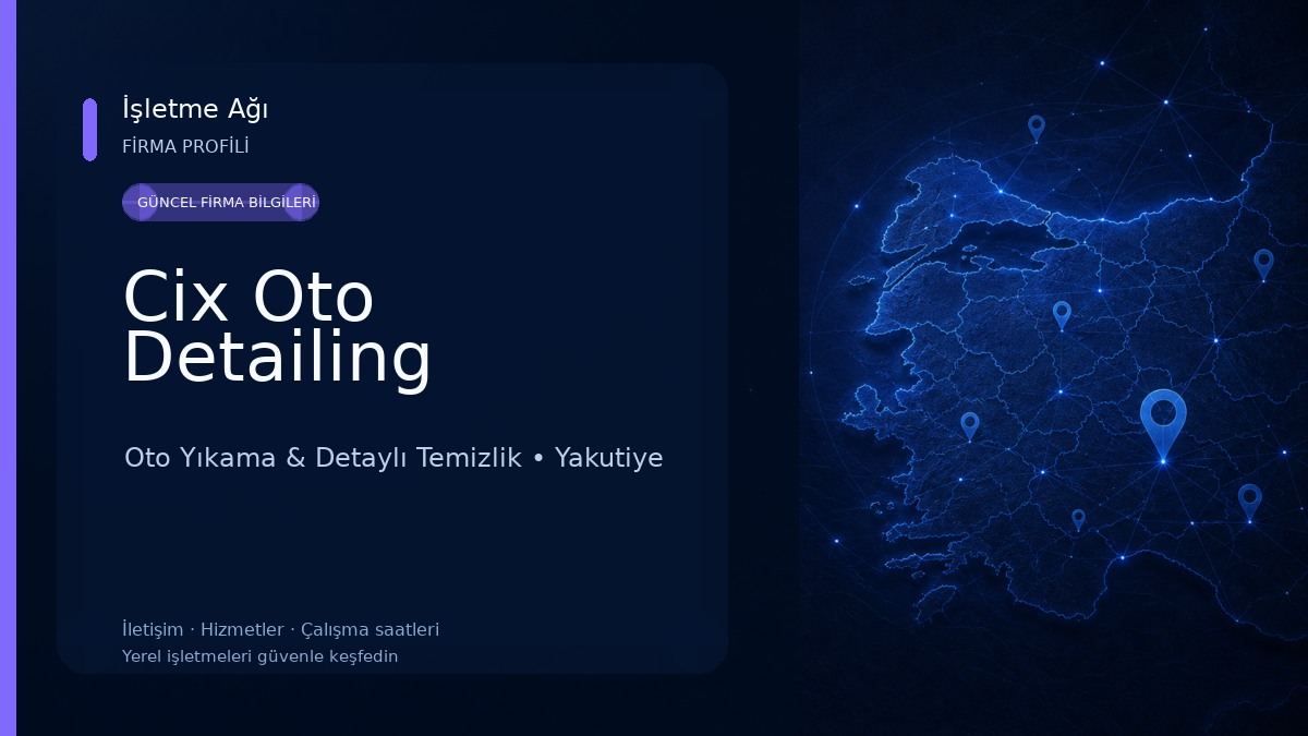 Cix Oto Detailing Oto Yıkama & Detaylı Temizlik
