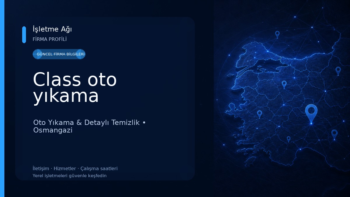 Class oto yıkama